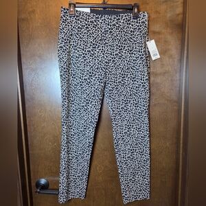 A New Day Animal Print High Rise Skinny Ankle Pants NWT